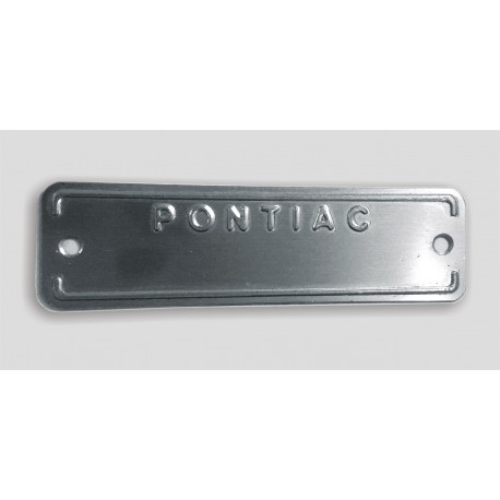 Plaque constructeur Pontiac