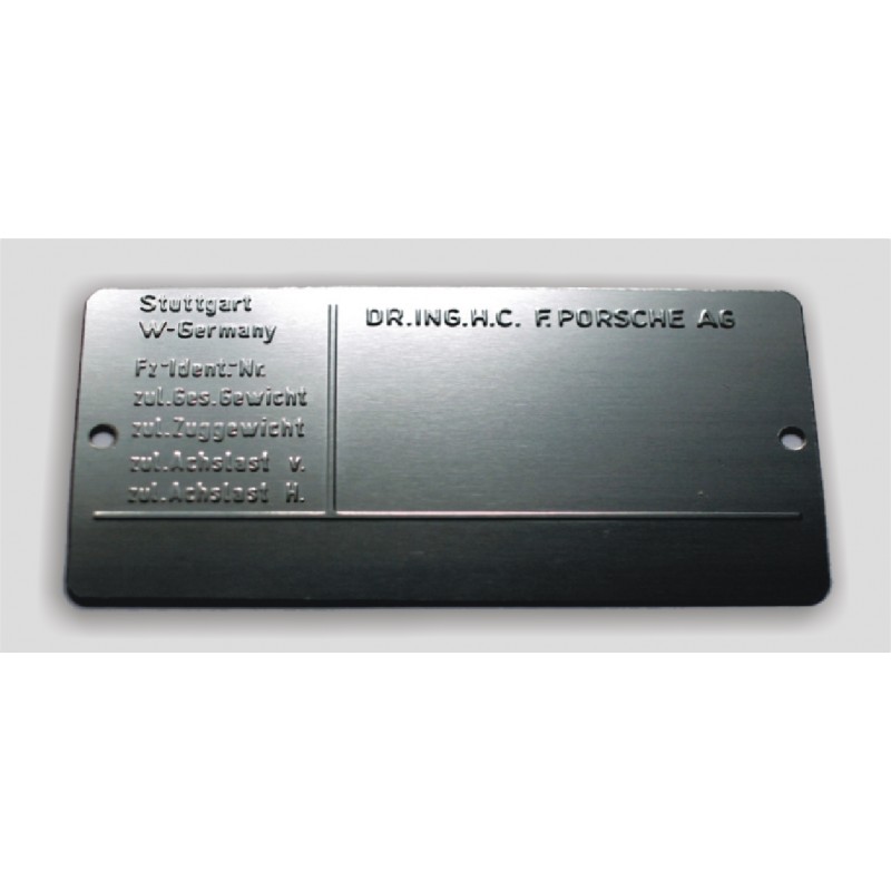 porsche luggage tag