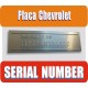 Plaque constructeur Chevrolet DD