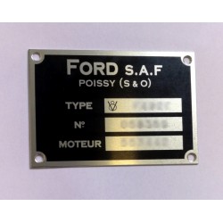 Ford vin tag