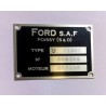 Ford vin tag