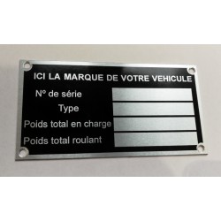 Id Plate for all brands - fr
