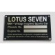 Lotus id plate