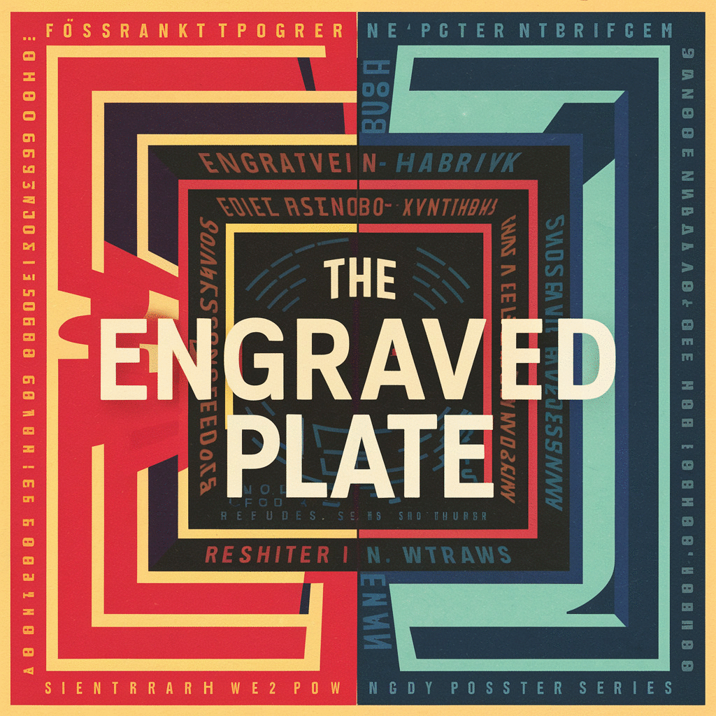 Embossed / Engraved plate